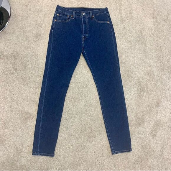 Levi’s NWOT 501 Skinny high Waist button fly jeans size 29 - Picture 3 of 14